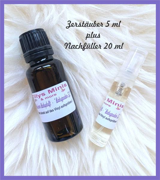 Exklusiver Baby Duft von TillysMinis pudrig - Serie 2 - 5 ml + 20 ml